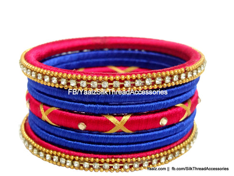 silk thread Assorted Bangle Collections 