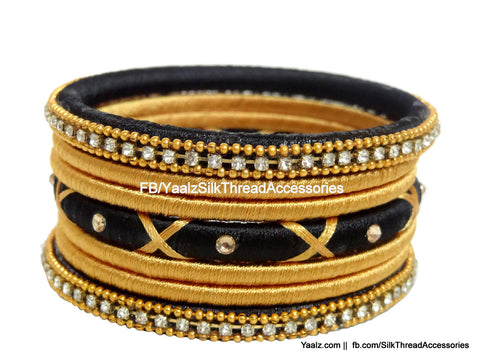 silk thread Assorted Bangle Collections 