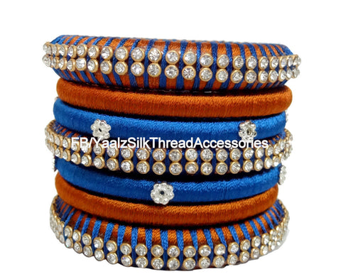 silk thread Assorted Bangle Collections 