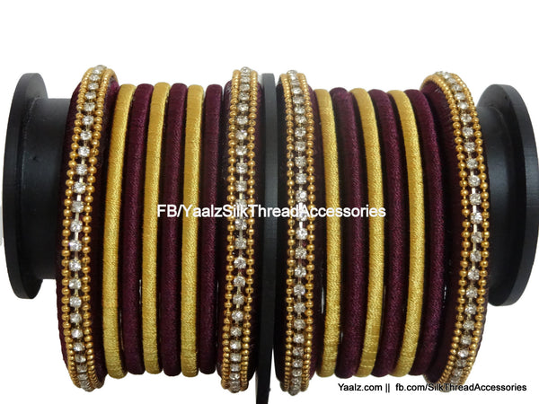 silk thread Assorted Bangle Collections 