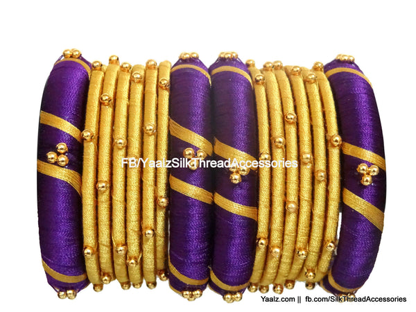 silk thread Assorted Bangle Collections 