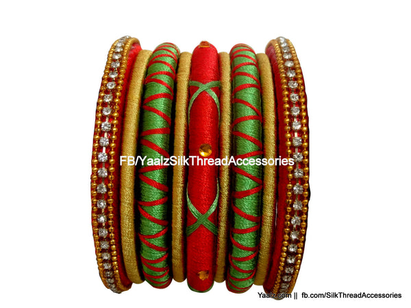 silk thread Assorted Bangle Collections 
