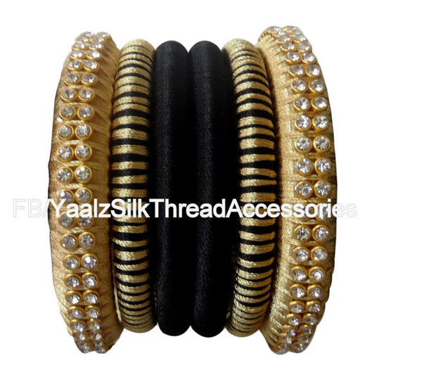 silk thread Assorted Bangle Collections 