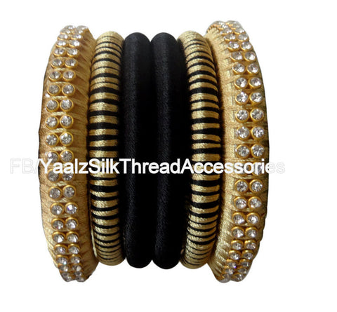 silk thread Assorted Bangle Collections 