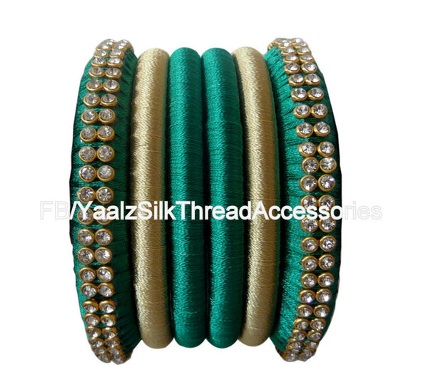 silk thread Assorted Bangle Collections 