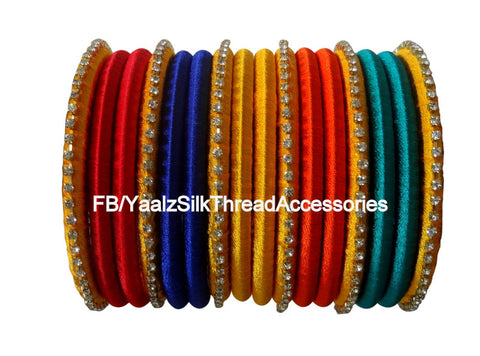 silk thread Assorted Bangle Collections 