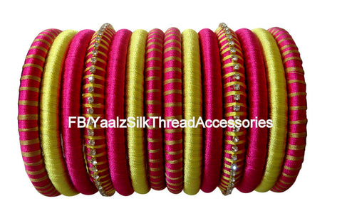 silk thread Assorted Bangle Collections 