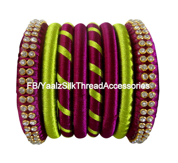 silk thread Assorted Bangle Collections 