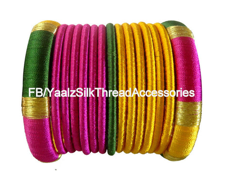 silk thread Assorted Bangle Collections 