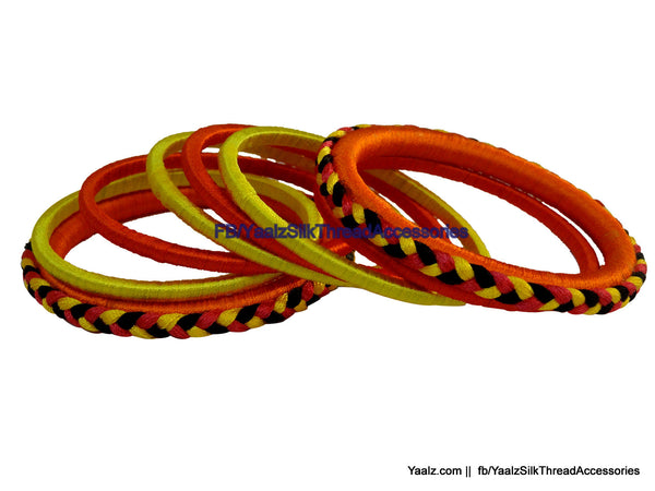 silk thread Looping Set Bangles 