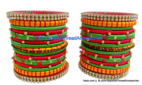 silk thread Grandeur Bangle Collections 
