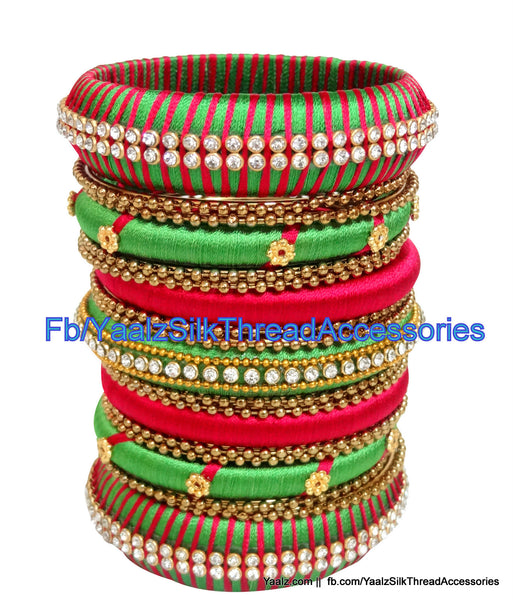 silk thread Grandeur Bangle Collections 