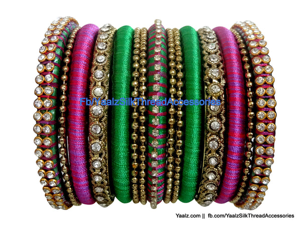 silk thread Grandeur Bangle Collections 