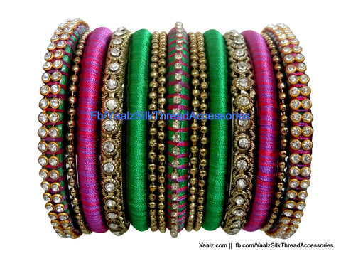 silk thread Grandeur Bangle Collections 