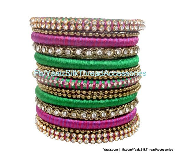 silk thread Grandeur Bangle Collections 