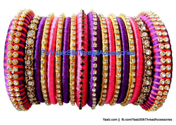 silk thread Grandeur Bangle Collections 