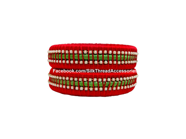 silk thread Single Bangle Collections 