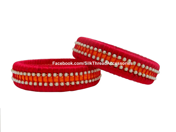 silk thread Single Bangle Collections 
