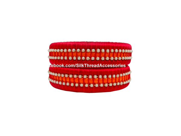 silk thread Single Bangle Collections 