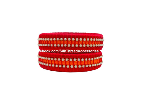 silk thread Single Bangle Collections 