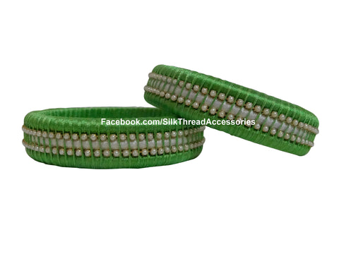 silk thread Single Bangle Collections 