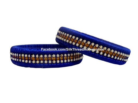 silk thread Single Bangle Collections 