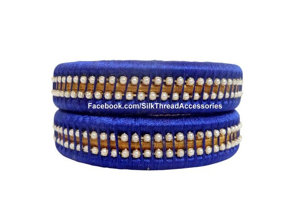 silk thread Single Bangle Collections 