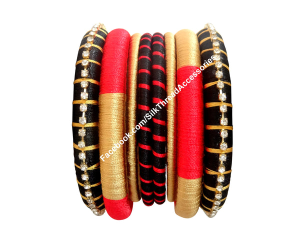 silk thread Assorted Bangle Collections 