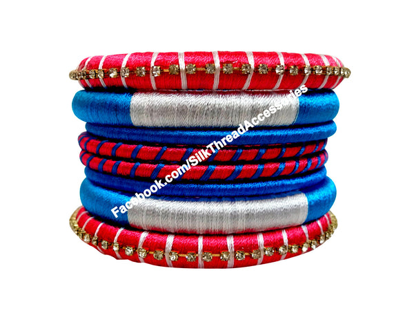 silk thread Assorted Bangle Collections 