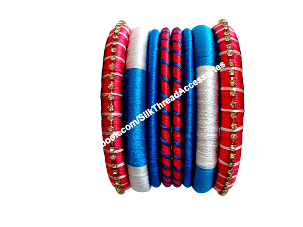 silk thread Assorted Bangle Collections 