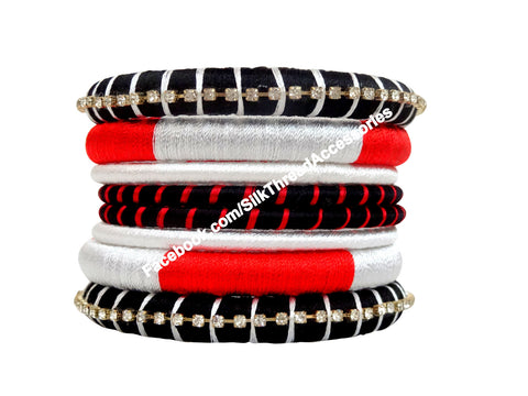 silk thread Assorted Bangle Collections 