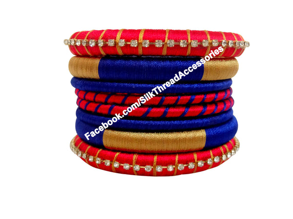 silk thread Assorted Bangle Collections 