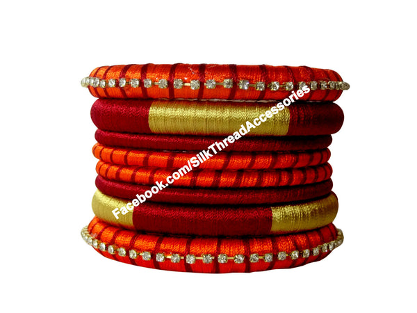 silk thread Assorted Bangle Collections 