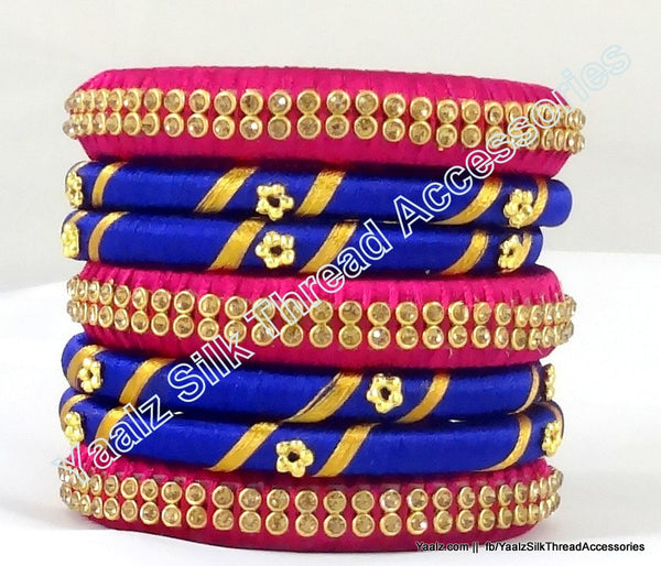 silk thread Assorted Bangle Collections 