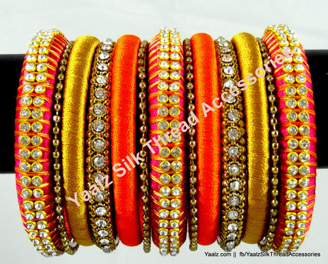 silk thread Grandeur Bangle Collections 