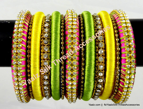 silk thread Grandeur Bangle Collections 