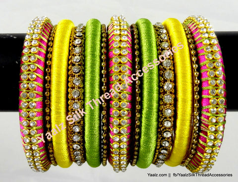 silk thread Grandeur Bangle Collections 