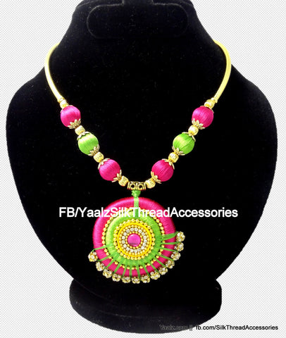 silk thread Necksets 