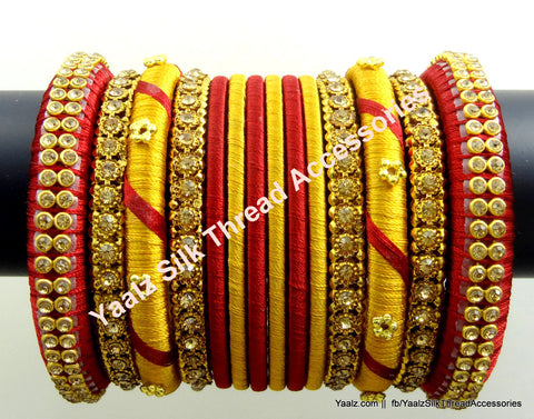 silk thread Grandeur Bangle Collections 