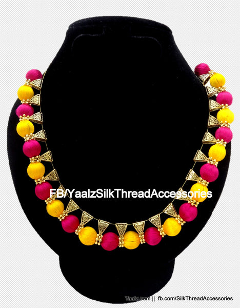 silk thread Necksets 