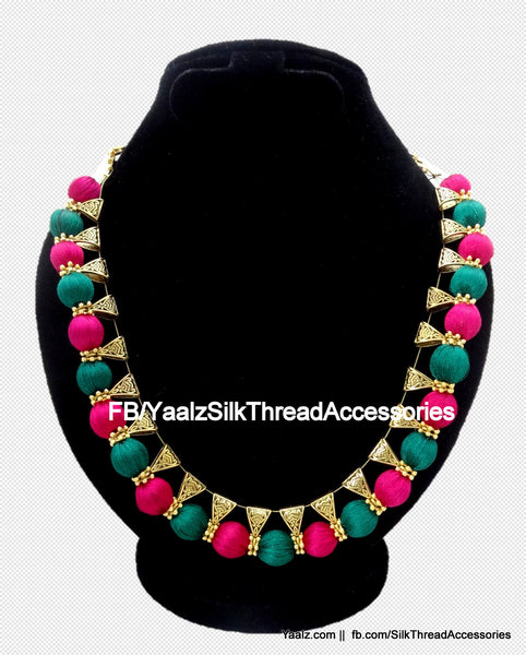 silk thread Necksets 