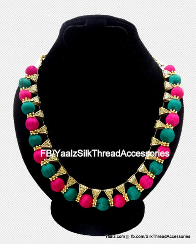 silk thread Necksets 