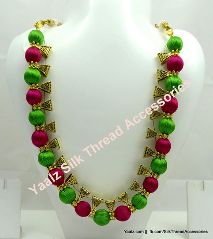 silk thread Necksets 