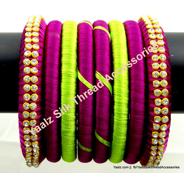 silk thread Assorted Bangle Collections 