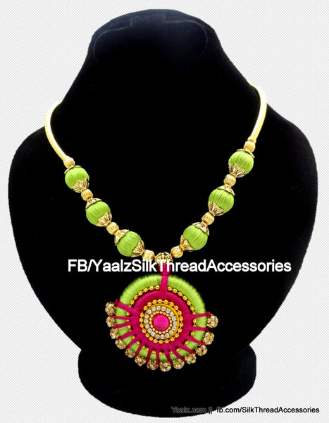 silk thread Necksets 