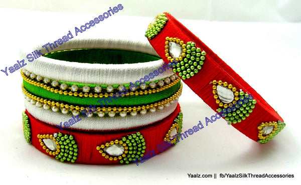 silk thread Assorted Bangle Collections 