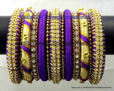 silk thread Grandeur Bangle Collections 