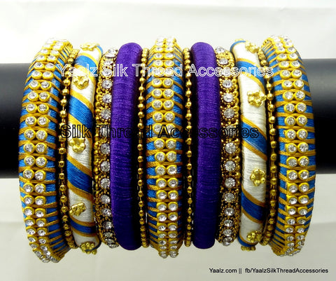 silk thread Grandeur Bangle Collections 