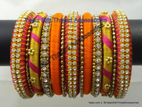 silk thread Grandeur Bangle Collections 