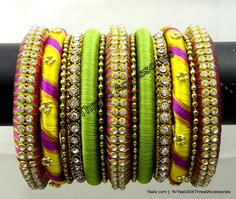 silk thread Grandeur Bangle Collections 